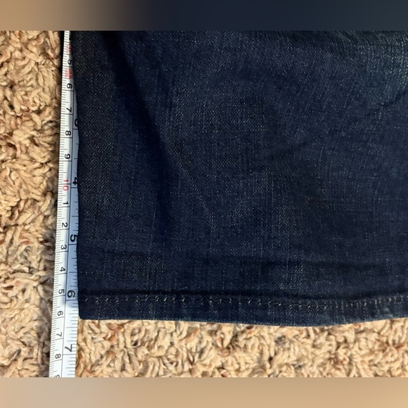 NWT Seven7 Mid Rise Dark Wash Denim Jean Shorts Women’s Size 10 - Picture 9 of 9